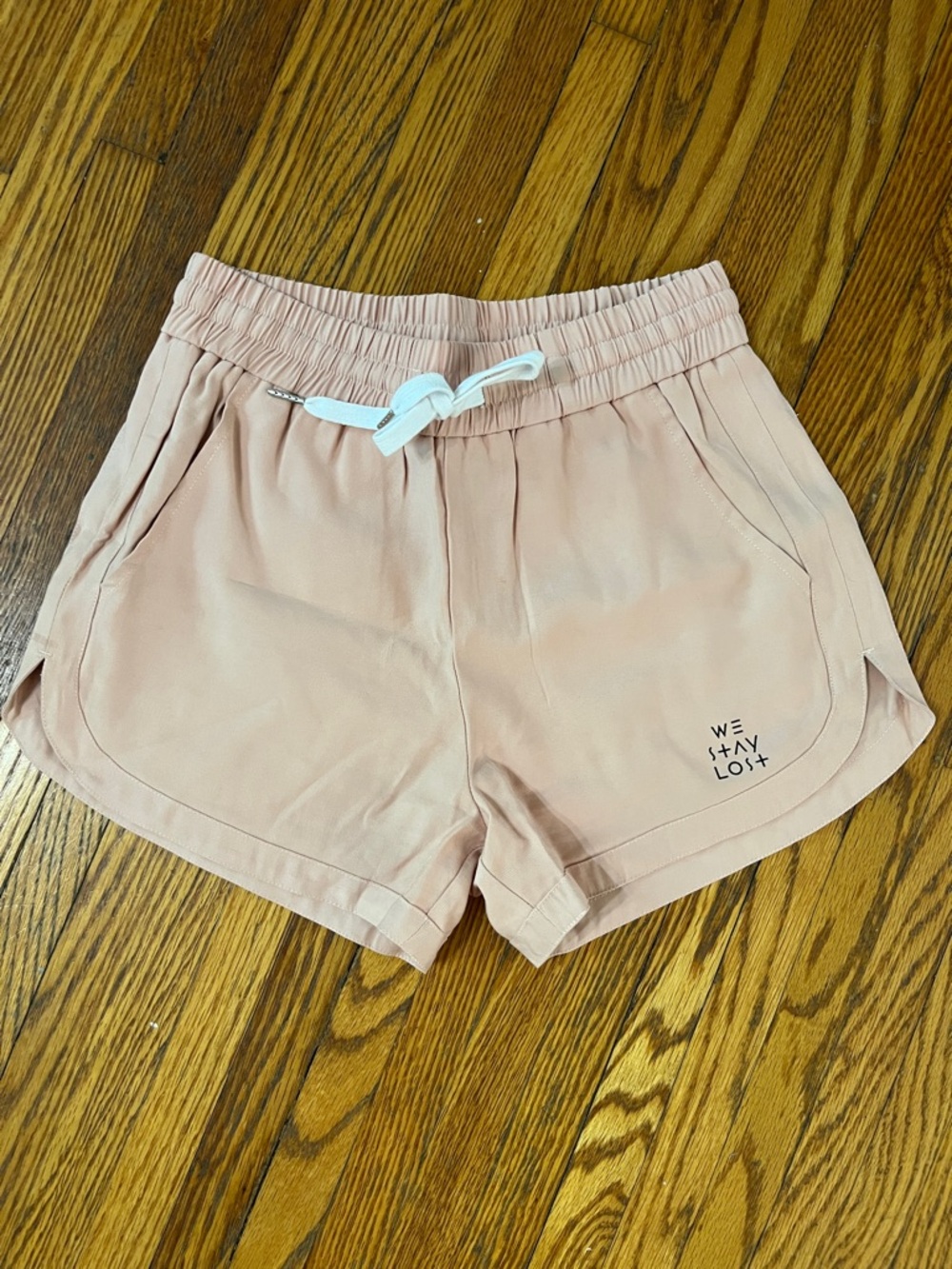 Women’s Pink Drawstring Lounge Shorts